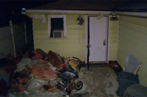 The Brooklyn garage where two teens allegedly caused an explosion